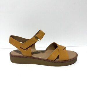 Lifestride Womens Wren Gold Sandals Size 7 M